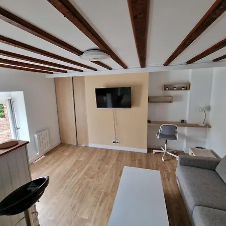 Grand Studio Hyper Centre Gare Wifi 2 Pers Lägenhet Troyes
